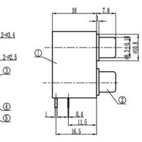 Блок с 4 RCA аудио конектори, снимка 2 - Друга електроника - 44076642