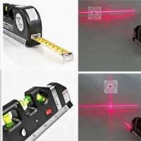 Лазерен нивелир - Laser Level Pro 3 с ролетка 2,5 метра, снимка 2 - Други инструменти - 40874688