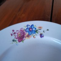 Стара порцеланова чиния,плато #8, снимка 4 - Други ценни предмети - 43383621