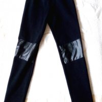 Детски черен ластичен панталон клин LC Waikiki  ръст 128 - 134см, снимка 2 - Детски клинове - 32438659