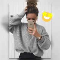Пухен и мекичък дамски пуловер, снимка 1 - Блузи с дълъг ръкав и пуловери - 26723491
