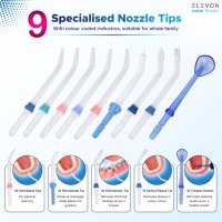 Elevon Premium Water Flosser Kit за семейни стоматологични грижи, снимка 3 - Други - 44082197