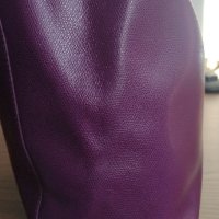 Дамска кожена чанта Furla Musa 790124 Лилава, снимка 6 - Чанти - 43685420