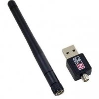 WI-Fi безжичен адаптер, Чип Realtek RTL8188CU, USB, Включва 2dBi антена, снимка 4 - Мрежови адаптери - 37790156
