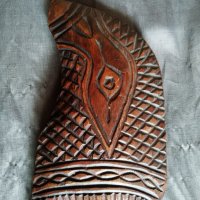стара дървена маска, снимка 3 - Антикварни и старинни предмети - 28838925