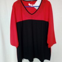 Дамски блузи, 7/8 ръкав, големи размери, снимка 1 - Блузи с дълъг ръкав и пуловери - 37170628