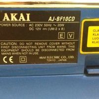 Радиокасетофон AKAI AJ-BF10CD, снимка 7 - Аудиосистеми - 43306977