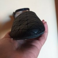 Дам.обувки-/изк.кожа-сатен/-"PENNE"-№39-цвят-черни. Закупени от Италия., снимка 11 - Дамски ежедневни обувки - 26554303