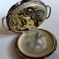 Remontoir сребърен старинен дамски часовник, снимка 7 - Антикварни и старинни предмети - 32622692