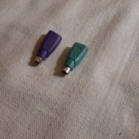 Продавам комплект преходници USB A(ж) към PS/2 (м) за клавиатура и мишка, снимка 2 - Клавиатури и мишки - 37177686