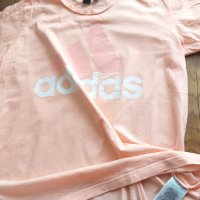Adidas Essentials Linear Tee - страхотна дамска тениска, снимка 6 - Тениски - 33569082