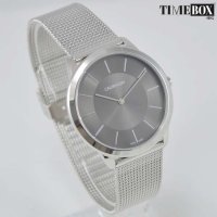 CALVIN KLEIN Minimal Slim Grey Mesh Steel K3M21124. Нов мъжки часовник, снимка 2 - Мъжки - 28515670