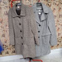Палто дамско, каре, 2 бр. винтидж модели , снимка 2 - Палта, манта - 38261196