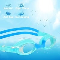 Нови Детски регулируеми очила за плуване 3-12 години с UV защита, снимка 2 - Водни спортове - 40484744