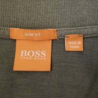 Hugo BOSS Polo Shirt оригинална поло тениска L памучна фланелка, снимка 3 - Тениски - 37759307