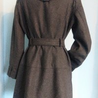 Елегантно вълнено палто тип Кардиган / голям размер , снимка 4 - Палта, манта - 43786167