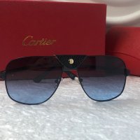 Cartier 2022 мъжки слънчеви очила с кожа 3 в 1, снимка 5 - Слънчеви и диоптрични очила - 38199786