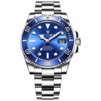 Мъжки часовник Lige Mechanical Watch, Водоустойчив, Неръждаема стомана, снимка 3 - Мъжки - 44043212