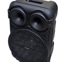 Мощна караоке Тонколона с жичен микрофон, снимка 2 - Bluetooth тонколони - 43763862