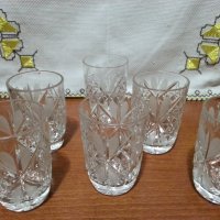 Руски кристални чаши , снимка 2 - Антикварни и старинни предмети - 43342837