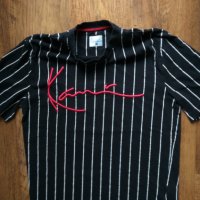Karl Kani Signature Stripe T-Shirt - страхотна мъжка тениска, снимка 9 - Тениски - 40751508