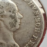 Сребърна монета 1/4 кроненталер 1791г. Леополд втори Виена Австрийска Нидерландия 13724, снимка 4 - Нумизматика и бонистика - 42987332