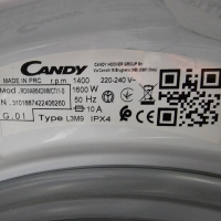 пералня със сушилня Candy 9 кг., снимка 8 - Перални - 44889789
