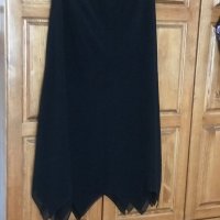 Черна официална двупластова пола, снимка 4 - Поли - 40599011