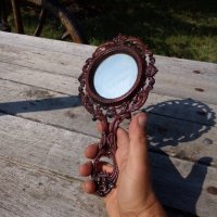 Старо огледало,огледалце #8, снимка 3 - Антикварни и старинни предмети - 26735158