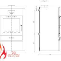 Камина с водна риза ТРИУМФ В*, снимка 8 - Камини - 43846630