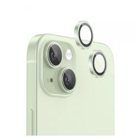 Цветен протектор за Камера, iPhone 15 Plus, Зелен, снимка 1 - Фолия, протектори - 43030367