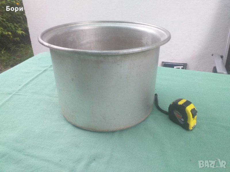 Голяма алуминиева купа,съд.ледарка по БДС, снимка 1