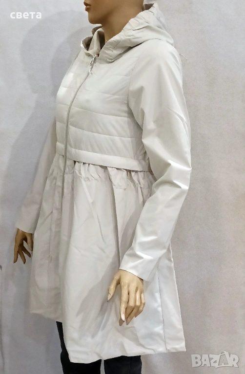 Уникално пролетно яке - бяло, снимка 1