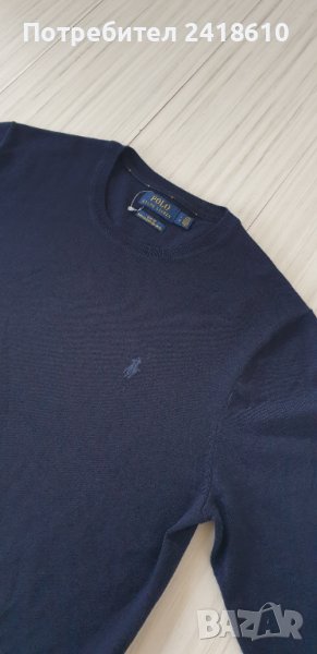 POLO Ralph Lauren Merino Wool Slim Fit  Mens Size L  ОРИГИНАЛ! Мъжки тънък Вълнен Пуловер!, снимка 1
