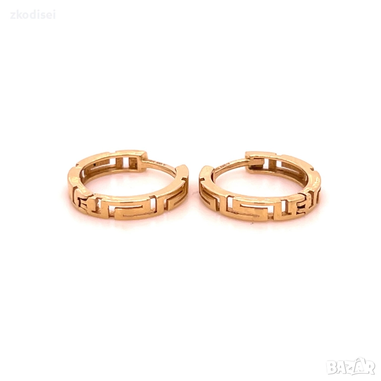 Златни обеци 1,94гр. 14кр. проба:585 модел:35638-1, снимка 1