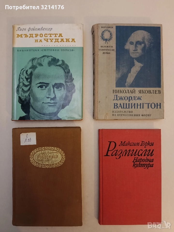 Мъдростта на чудака. Или смърт и преображение на Жан-Жак Русо - Лион Фойхтвангер (Отлично състояние), снимка 1