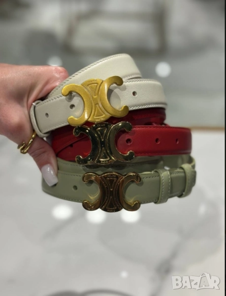 Колани от естествена кожа в кутия celine, снимка 1