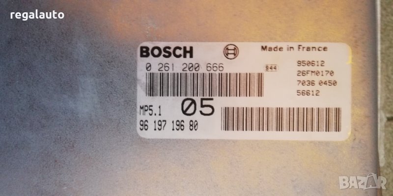 1929J1,0261200666,9619719680,19298H,Блок за управл. на запалването PEUGEOT 405,406,CITROEN XANTIA,ZX, снимка 1