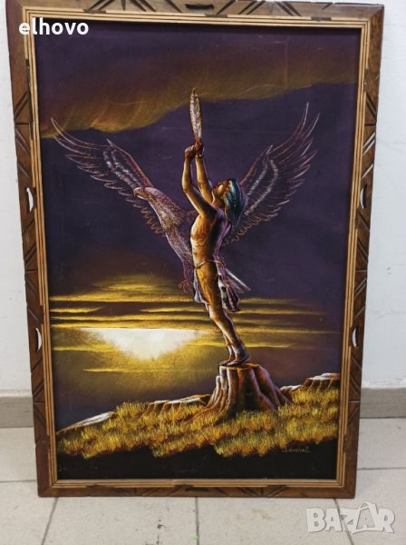 Картина в дървена рамка 100х69, снимка 1