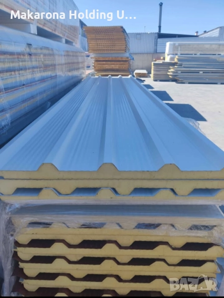 Покривен термопанел 40мм дебелина 5 ребрен , снимка 1