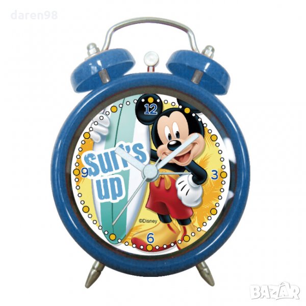 Детски будилник MICKEY Оригинал.Син., снимка 1