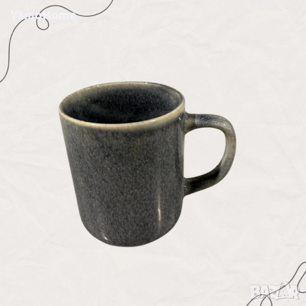 Керамична чаша за кафе или чай "Сив залез", снимка 1