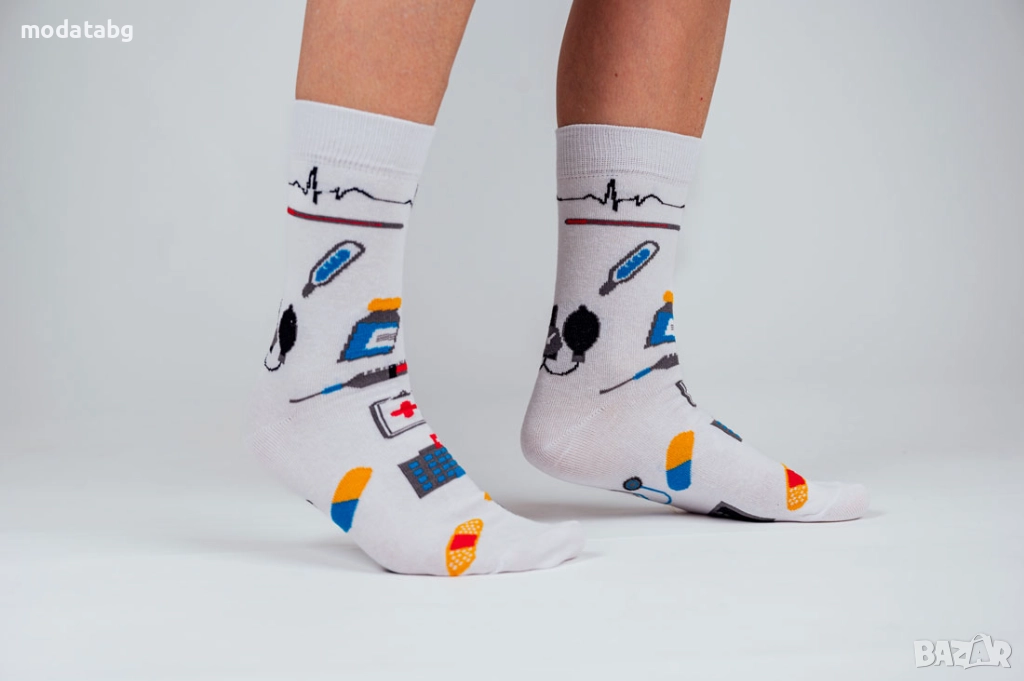 Докторски чорапи унисекс модел , снимка 1