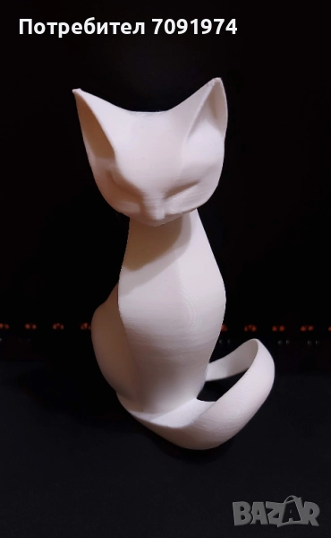 Абстрактна котешка фигура, снимка 1