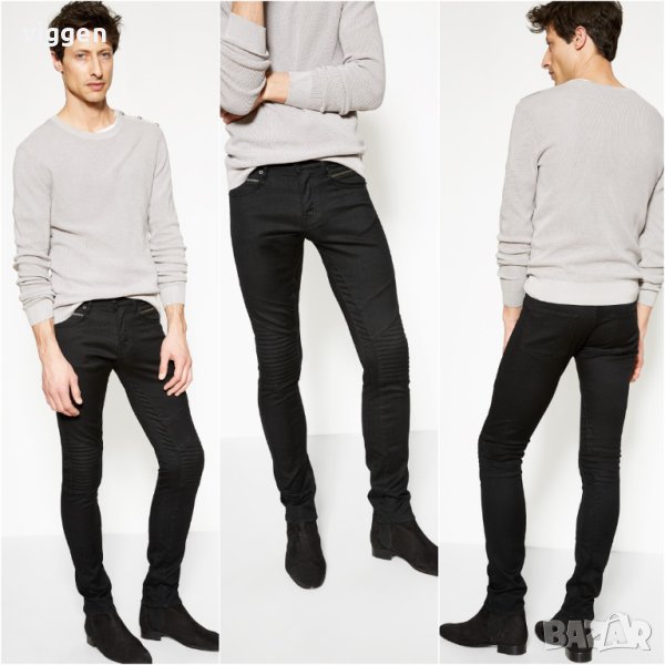 Тhe Kooples дънки. Модел Biker Fit. Черни. Размер 32. G-Star, All Saints, Armani, снимка 1