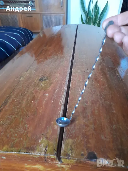 Стара лъжица за подправки,сосове, снимка 1