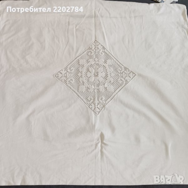 Старинни калъфки за възглавници и чаршаф, снимка 1