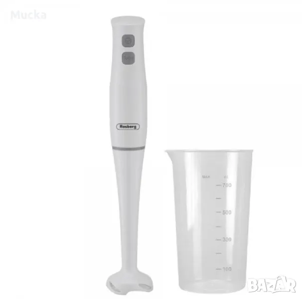 Пасатор Rosberg R51112IB, 400W, с чаша 0.7л., 2степени, Бял

или ЧЕРЕН , снимка 1