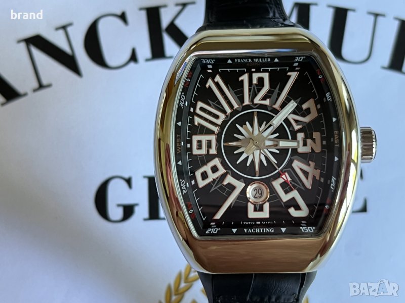 Мъжки часовник Franck Muller Yachting V45 Black механичен клас 5А+, снимка 1