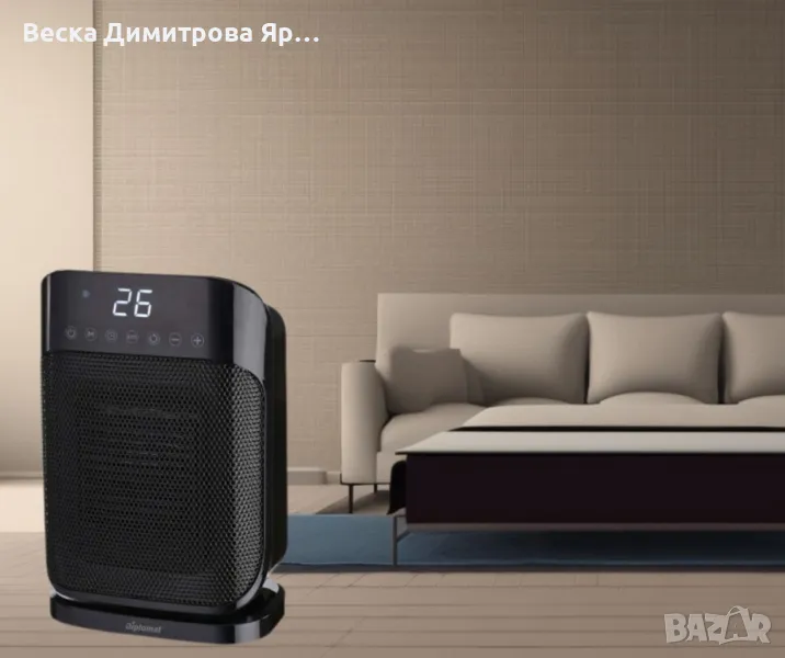 Печка керамична P18, 1800W, снимка 1